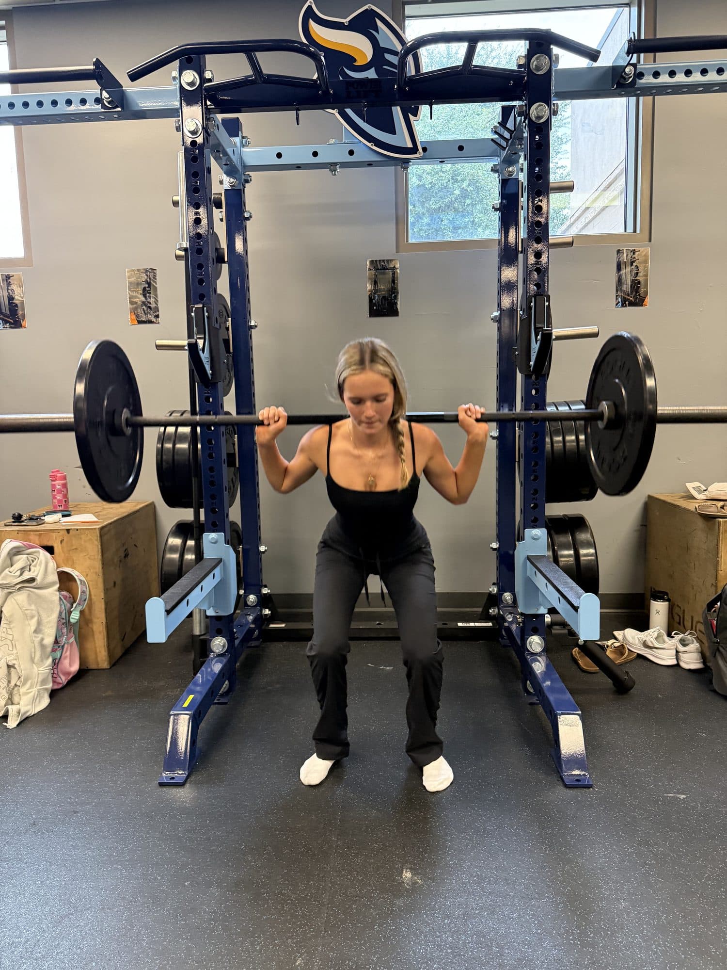 Girls Get Gains members training in the weight room, photo 12